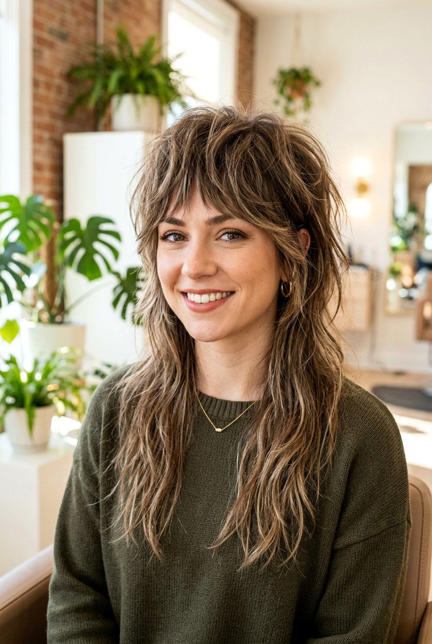 Wolf Cut Mullet - 20 mullet haircut for women - 20 mullet haircut for women