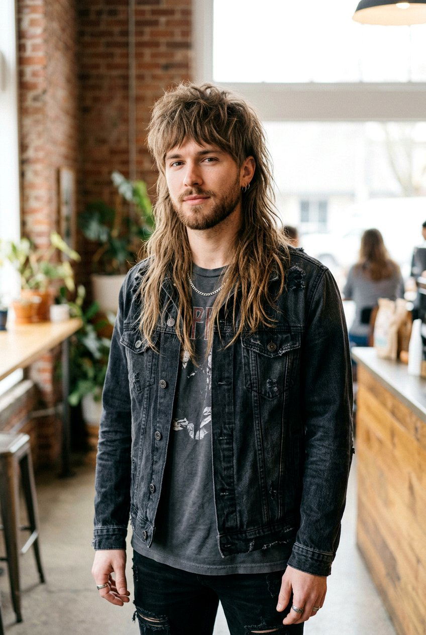 Wolf Cut Mullet - 20 modern mullet for straight hair - 20 modern mullet for straight hair