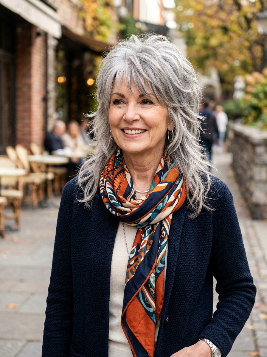 Wolf Cut Shag - 20 shag haircut for thick hair over 60 - 20 shag haircut for thick hair over 60