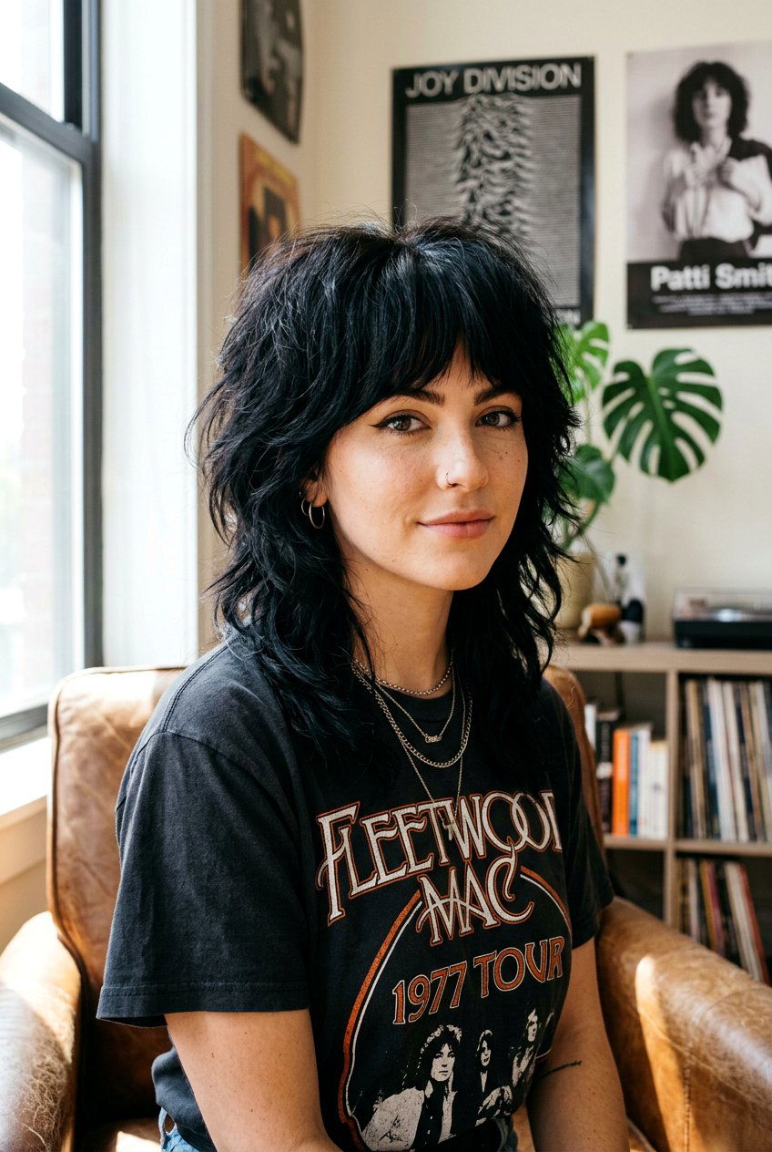 Wolf Cut Shag With Feathery Fringe - 20 shag haircut with wispy fringe - 20 shag haircut with wispy fringe