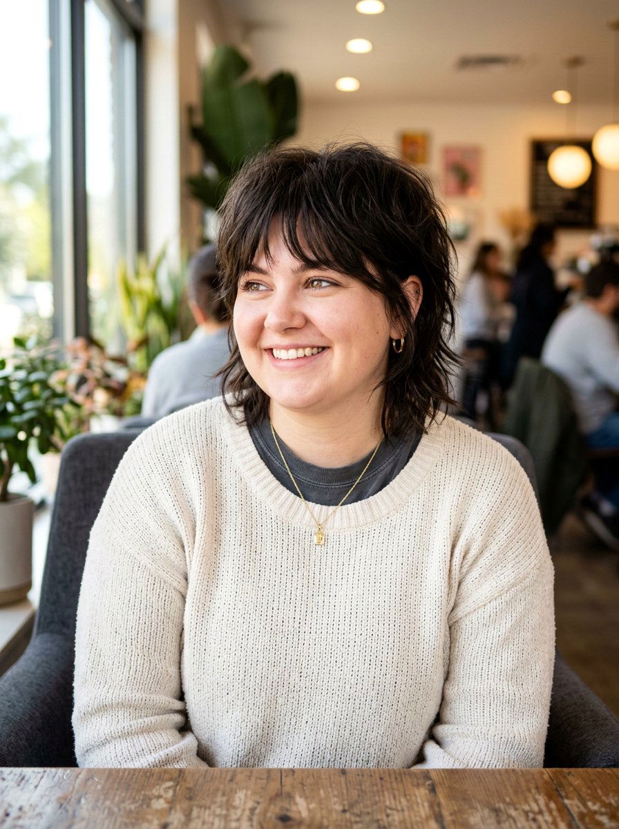 Wolf Cut Short Hair for Round Chubby Face - 20 short haircut for round chubby face women - 20 short haircut for round chubby face women