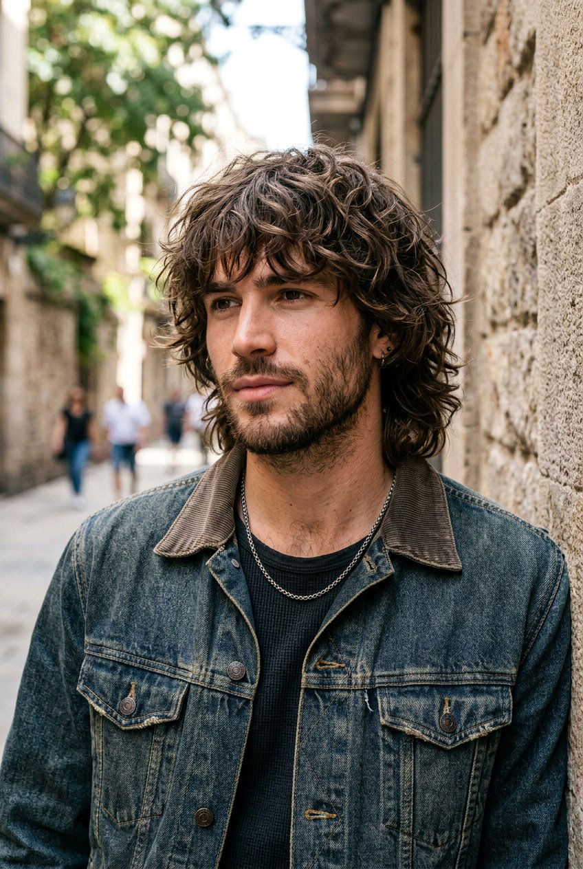 Wolf Cut Shoulder Length Waves - 20 men shoulder length waves haircut - 20 men shoulder length waves haircut