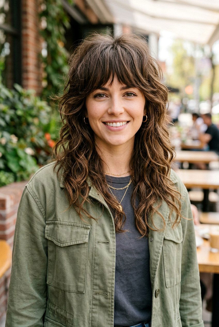 Wolf Cut Wavy Hair - 20 best haircut for wavy hair - 20 best haircut for wavy hair