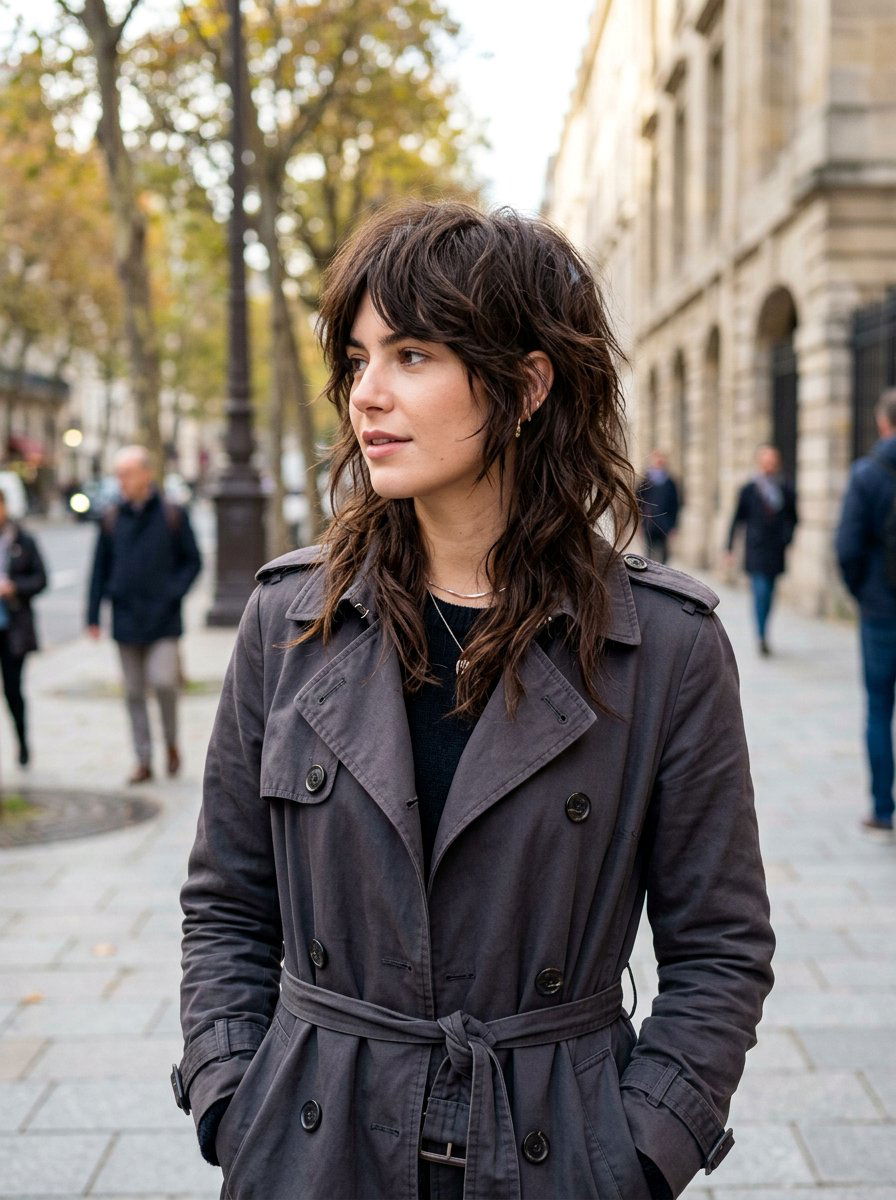 Wolf Cut With Choppy Ends - 20 fall wolf cut ideas - 20 fall wolf cut ideas