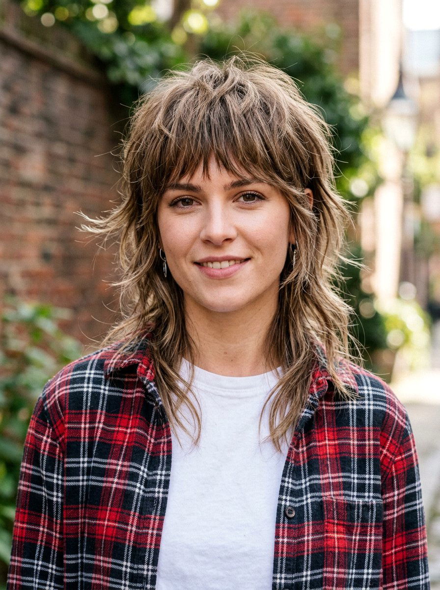 Wolf Cut With Choppy Layers - 20 trendy wolf cut 2026 - 20 trendy wolf cut 2026