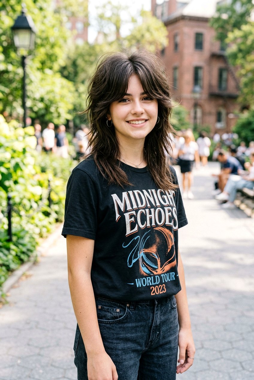 Wolf Cut With Curtain Bangs - 20 long haircut for teenage girls with curtain bangs - 20 long haircut for teenage girls with curtain bangs