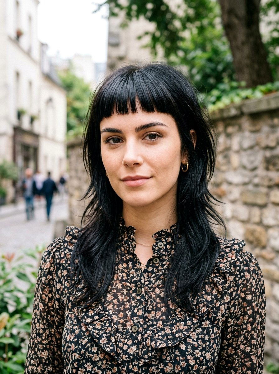 Wolf Cut With Micro Bangs - 20 fall wolf cut ideas - 20 fall wolf cut ideas