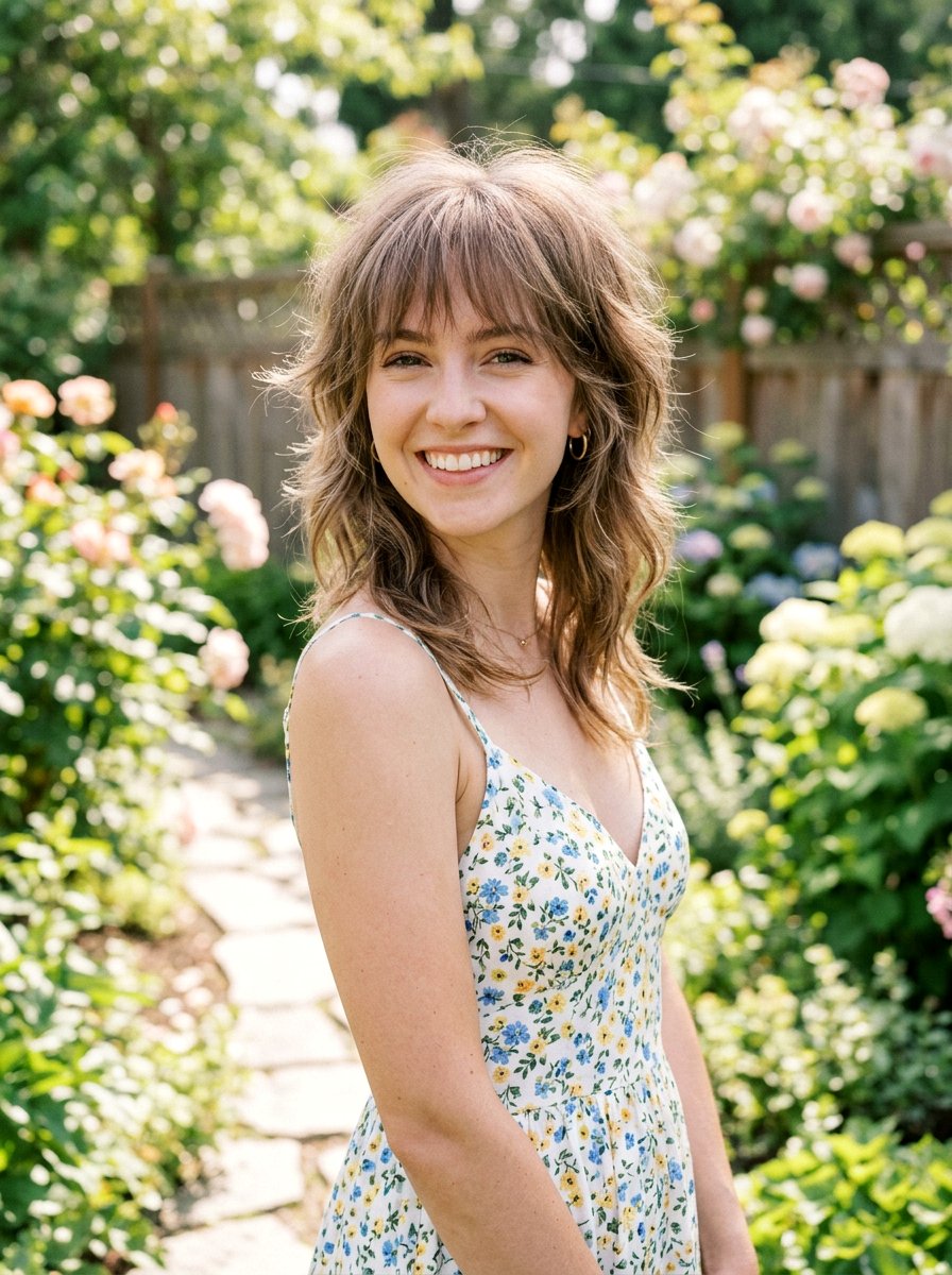 Wolf Cut With Wispy Bangs - 20 easy wolf cut styling ideas - 20 easy wolf cut styling ideas