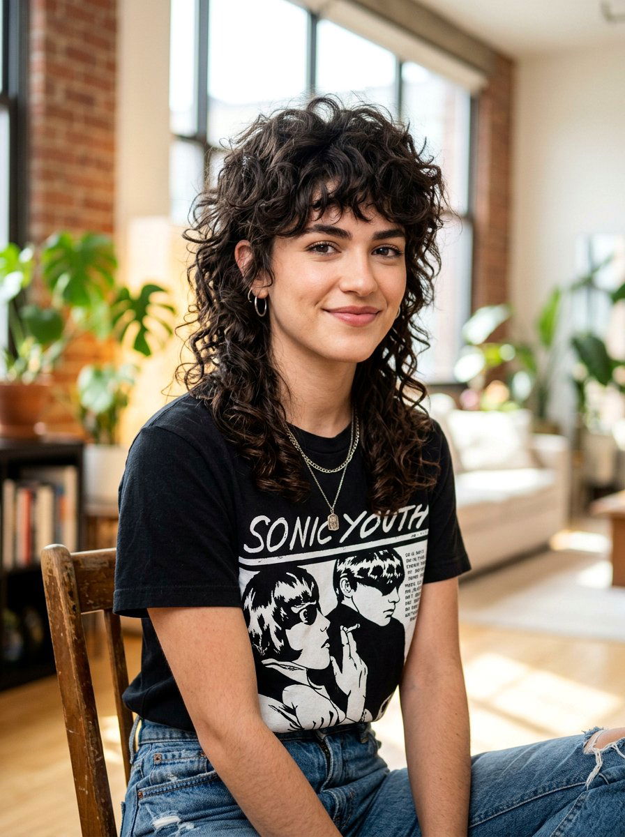 Wolf Cut for Curly Hair - 20 volume haircut for curly hair - 20 volume haircut for curly hair