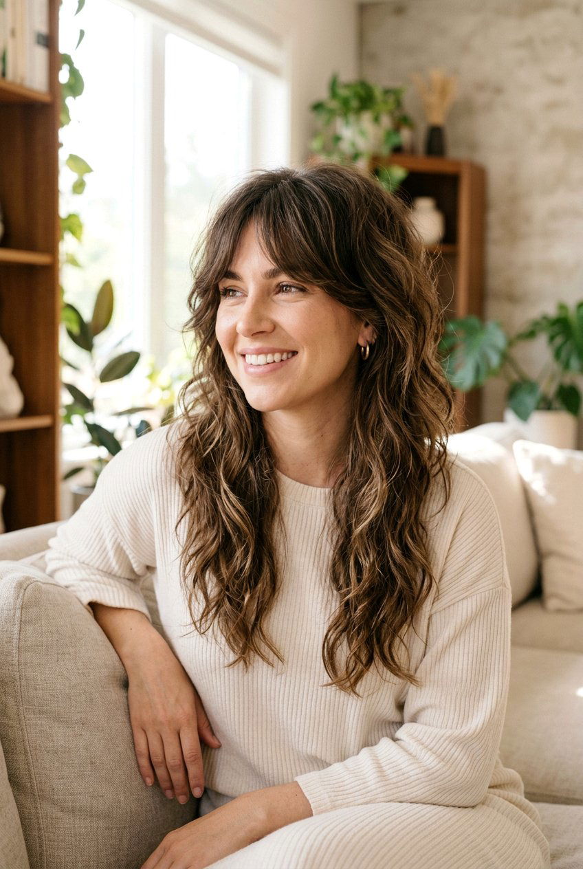 Wolf Cut for Postpartum Hair Loss - 20 haircuts for postpartum hair loss - 20 haircuts for postpartum hair loss