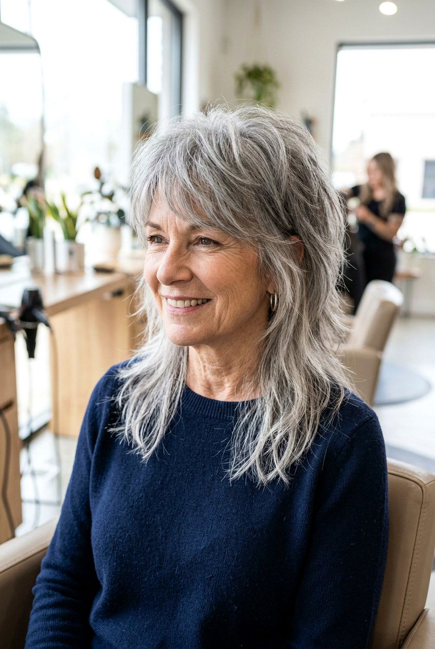 Wolf Haircut - 20 best haircuts for women over 50 - 20 best haircuts for women over 50