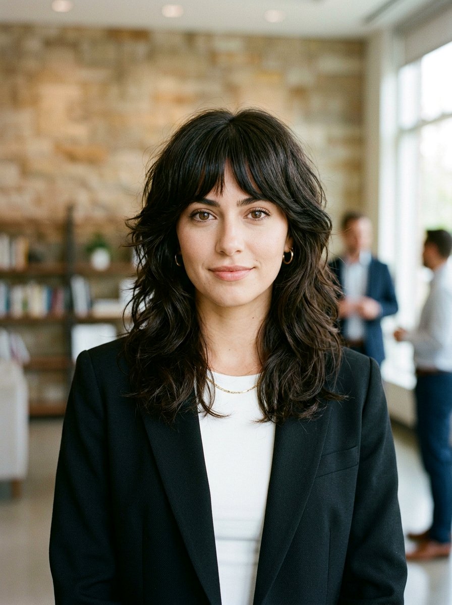 Wolf cut bottleneck bangs thick hair - 20 wolf cut for thick straight hair women - 20 wolf cut for thick straight hair women