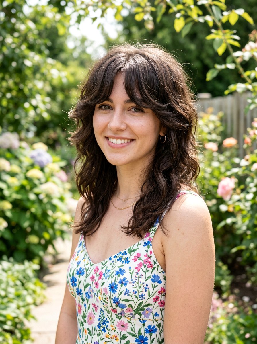 Wolf cut curtain bangs thick hair - 20 wolf cut for thick straight hair women - 20 wolf cut for thick straight hair women