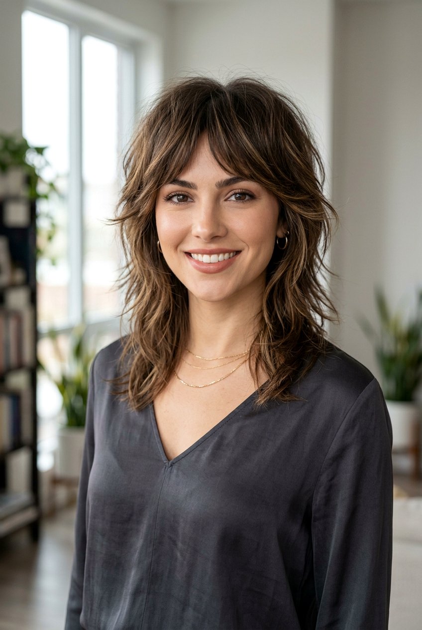 Wolf cut for heart shaped faces - 20 long wolf cut for fine hair women - 20 long wolf cut for fine hair women