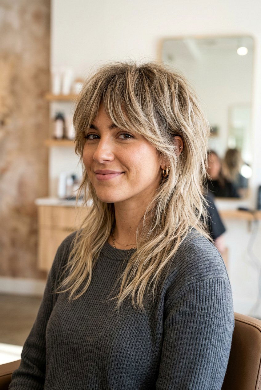 Wolf cut for thick hair - 20 wolf cut for women - 20 wolf cut for women