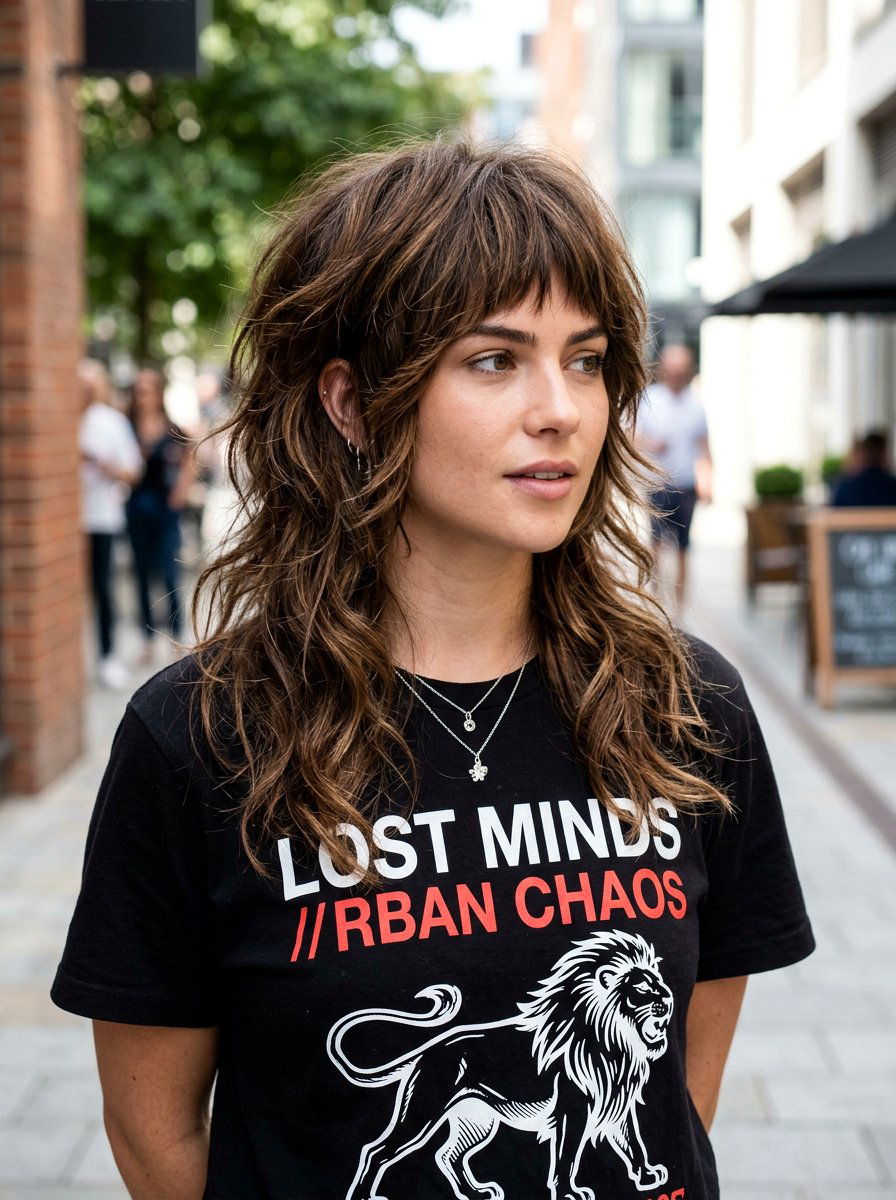 Wolf cut for thick hair - 20 textured layers for thick hair women - 20 textured layers for thick hair women