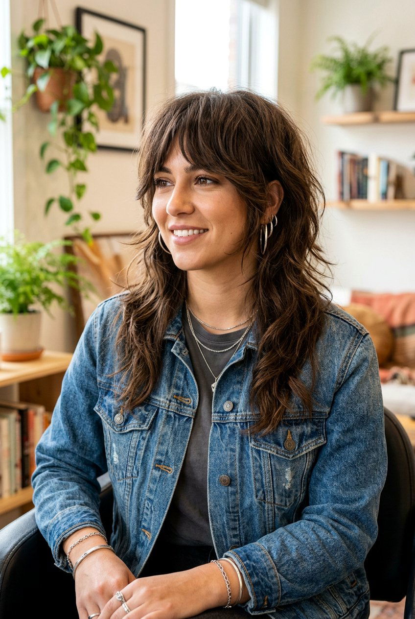 Wolf cut for thick hair - 20 de-bulking haircut for thick hair - 20 de-bulking haircut for thick hair