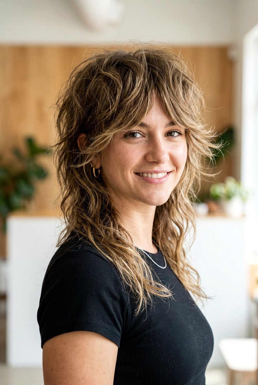 Wolf cut mullet - 20 modern mullet haircut - 20 modern mullet haircut