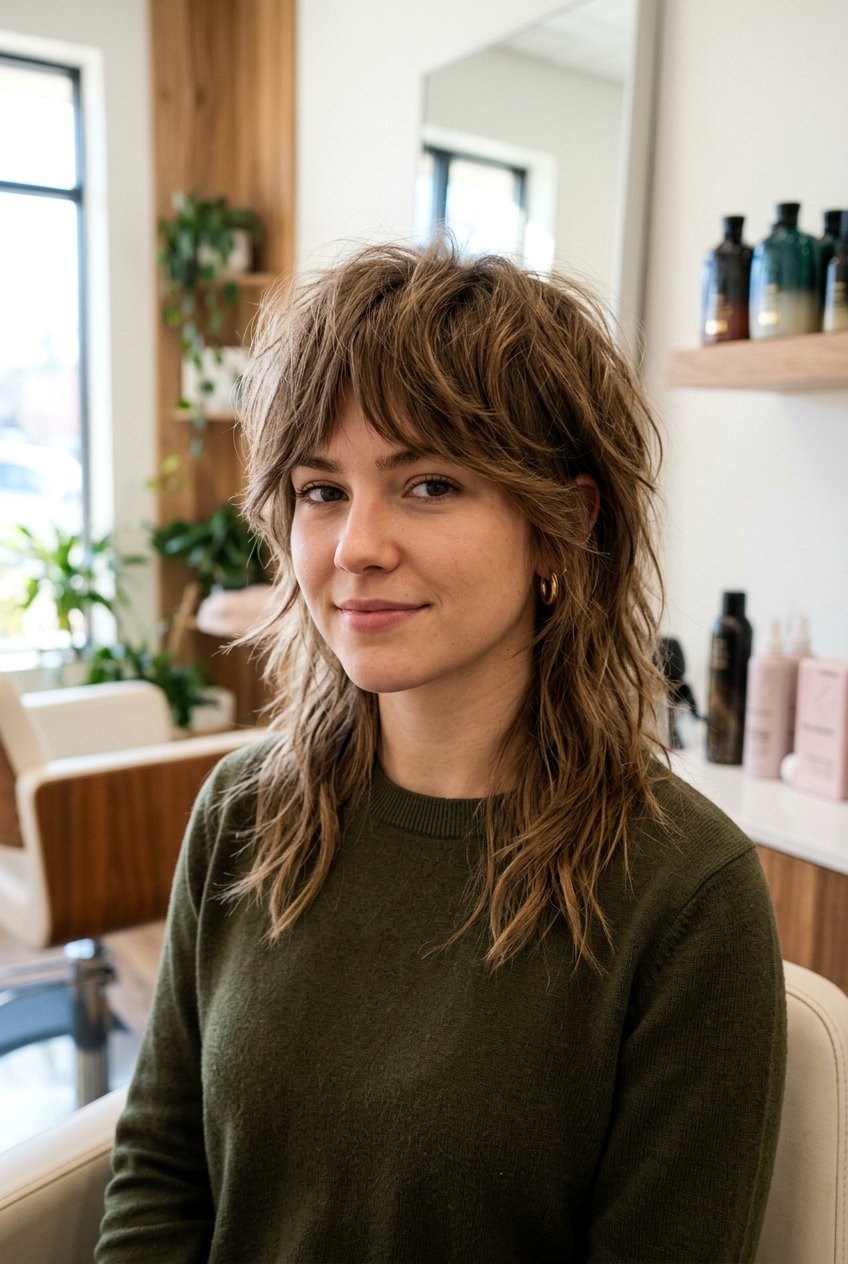 Wolf cut shoulder length shag - 20 shoulder length shag haircut - 20 shoulder length shag haircut