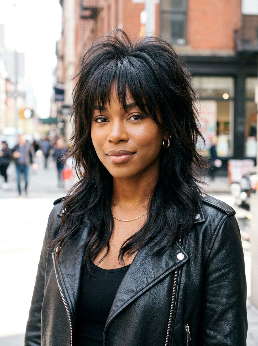 Wolf cut silk press natural hair - 20 silk press on natural hair with layers - 20 silk press on natural hair with layers