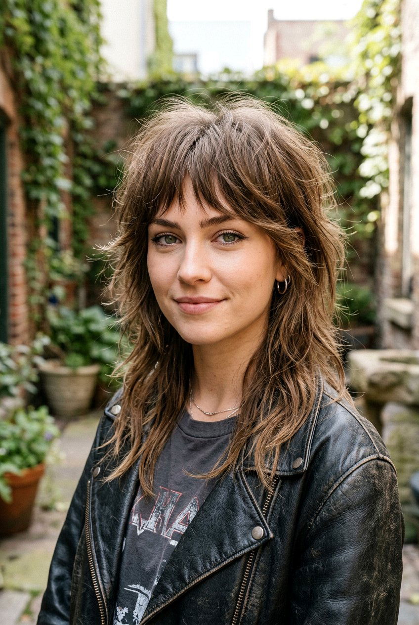 Wolf cut with bottleneck bangs - 20 bottleneck bangs haircut - 20 bottleneck bangs haircut