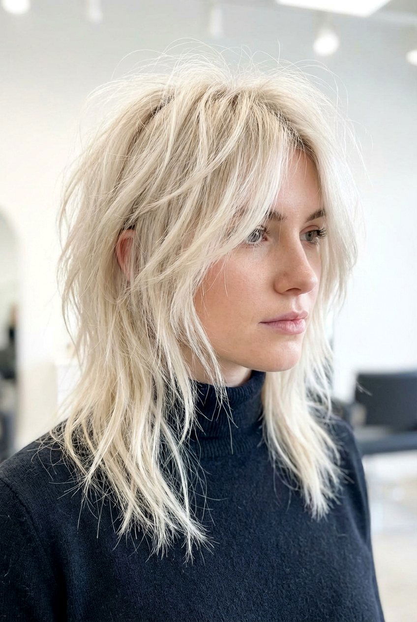 Wolf cut with layers - 20 wolf cut for women - 20 wolf cut for women