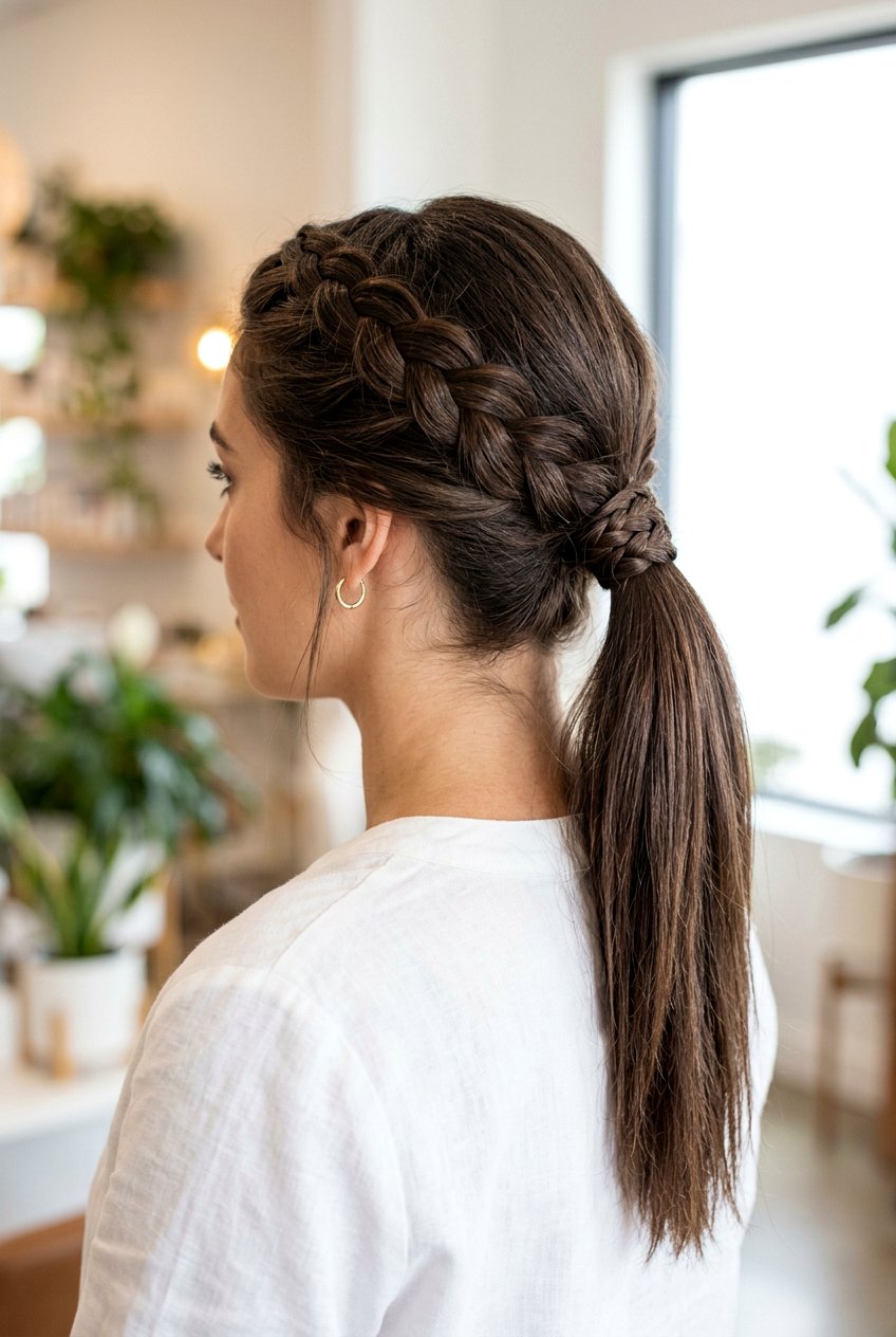 Wrap Around Braided Ponytail - 20 braided ponytail hairstyles - 20 braided ponytail hairstyles