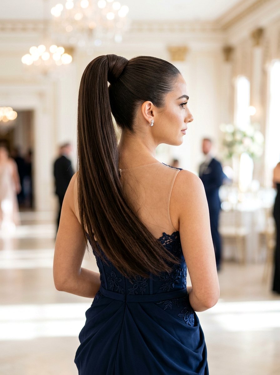 Wrap Around Track Ponytail - 20 track hairstyle with slick ponytail - 20 track hairstyle with slick ponytail
