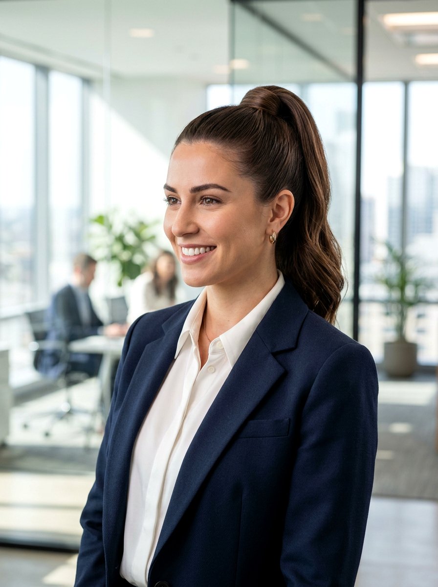 Wrapped Base High Ponytail - 20 homecoming hairstyles with ponytail - 20 homecoming hairstyles with ponytail