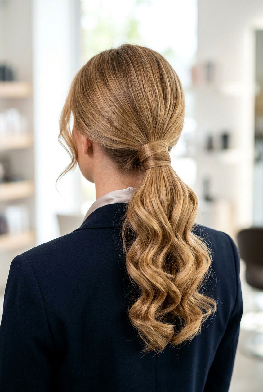 Wrapped Base Ponytail With Curls - 20 rodeo ponytail with curls - 20 rodeo ponytail with curls