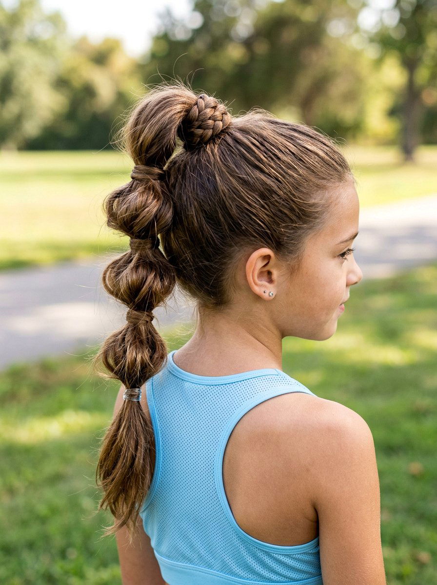 Wrapped Pull Through Braid Ponytail For Soccer - 20 soccer braid ponytail - 20 soccer braid ponytail