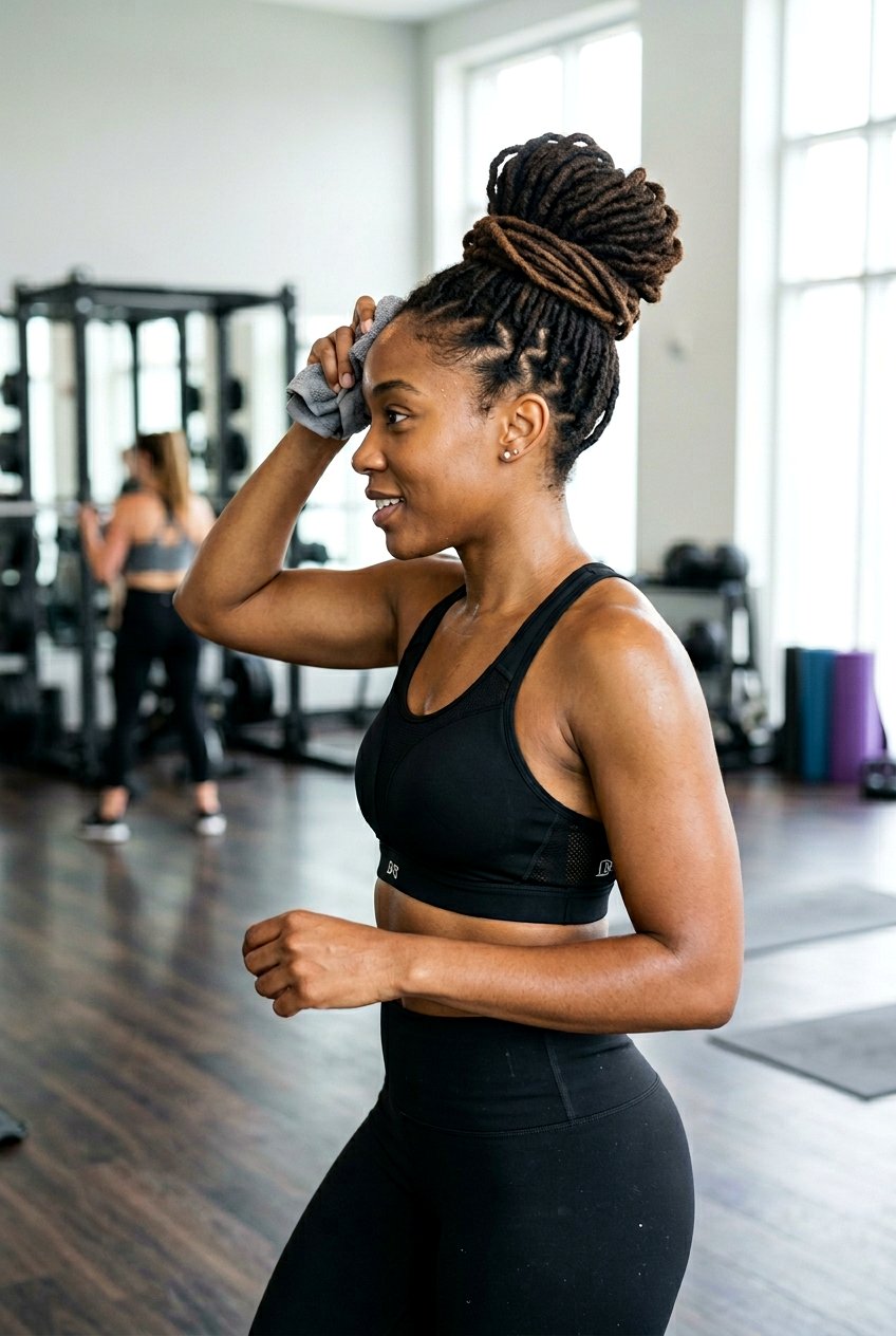 Wrapped loc bun - 20 loc updo hairstyles - 20 loc updo hairstyles