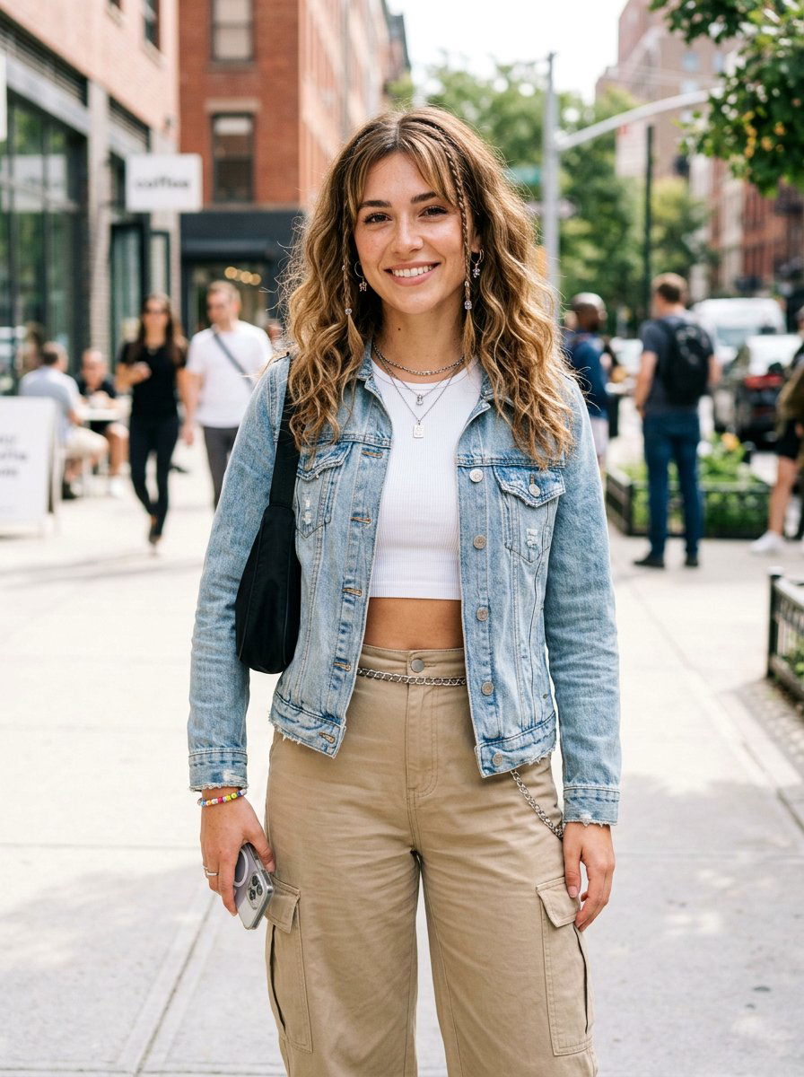 Y2k Face Framing Strands With Baby Braids In Front - 20 y2k face framing strands hairstyle - 20 y2k face framing strands hairstyle