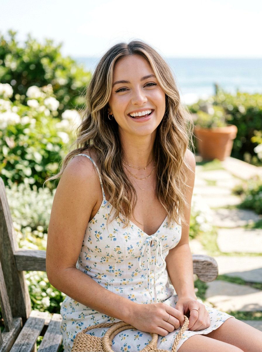 Y2k Face Framing Strands With Loose Beach Waves - 20 y2k face framing strands hairstyle - 20 y2k face framing strands hairstyle