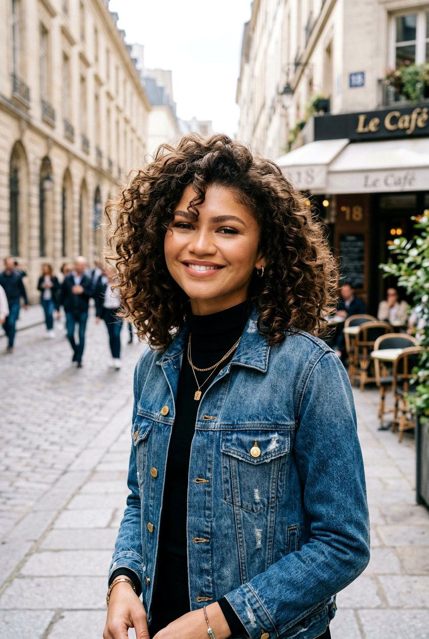 Zendaya Voluminous Lob - 20 celebrity inspired lob haircut - 20 celebrity inspired lob haircut