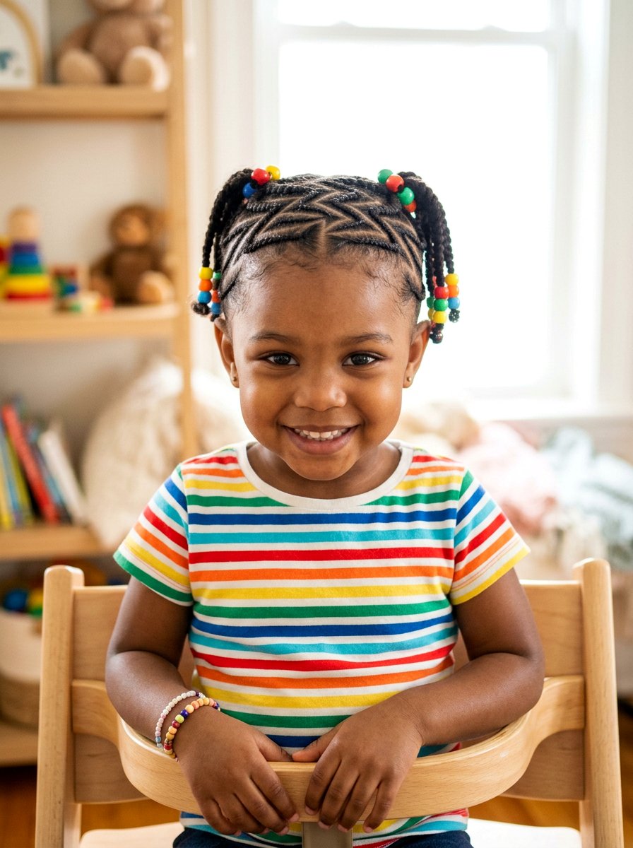 Zig Zag Braids - 20 protective braid styles for toddlers - 20 protective braid styles for toddlers