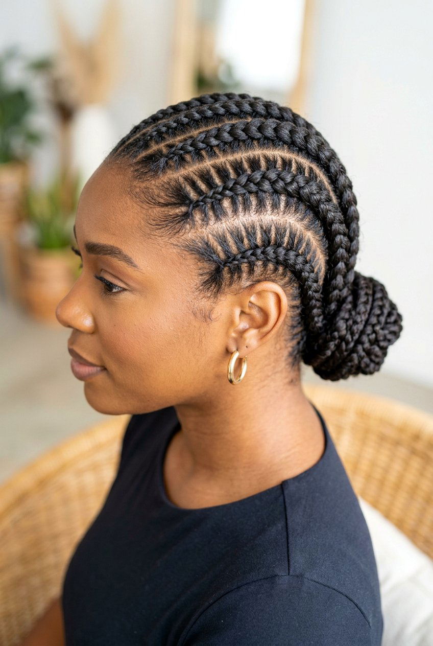 Zig Zag Stitch Braids - 20 stitch braids hairstyles - 20 stitch braids hairstyles