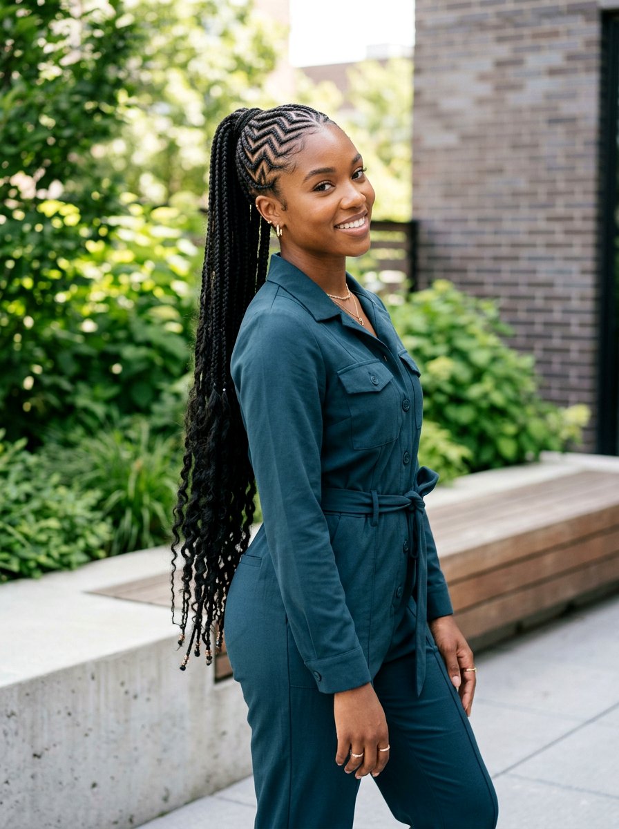 Zig zag lemonade ponytail braids - 20 lemonade ponytail braids - 20 lemonade ponytail braids