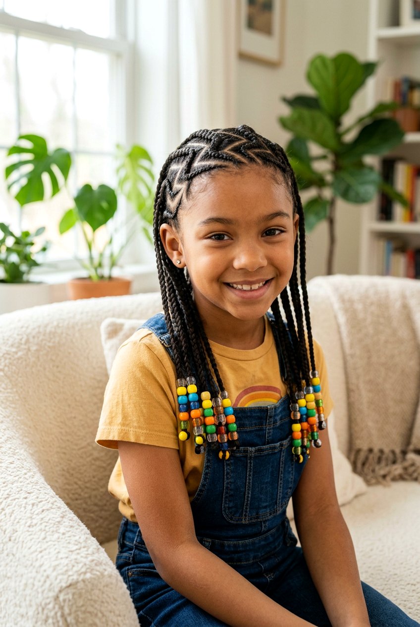 Zigzag Cornrow Braids For Mixed Hair - 20 braid styles for mixed girls - 20 braid styles for mixed girls