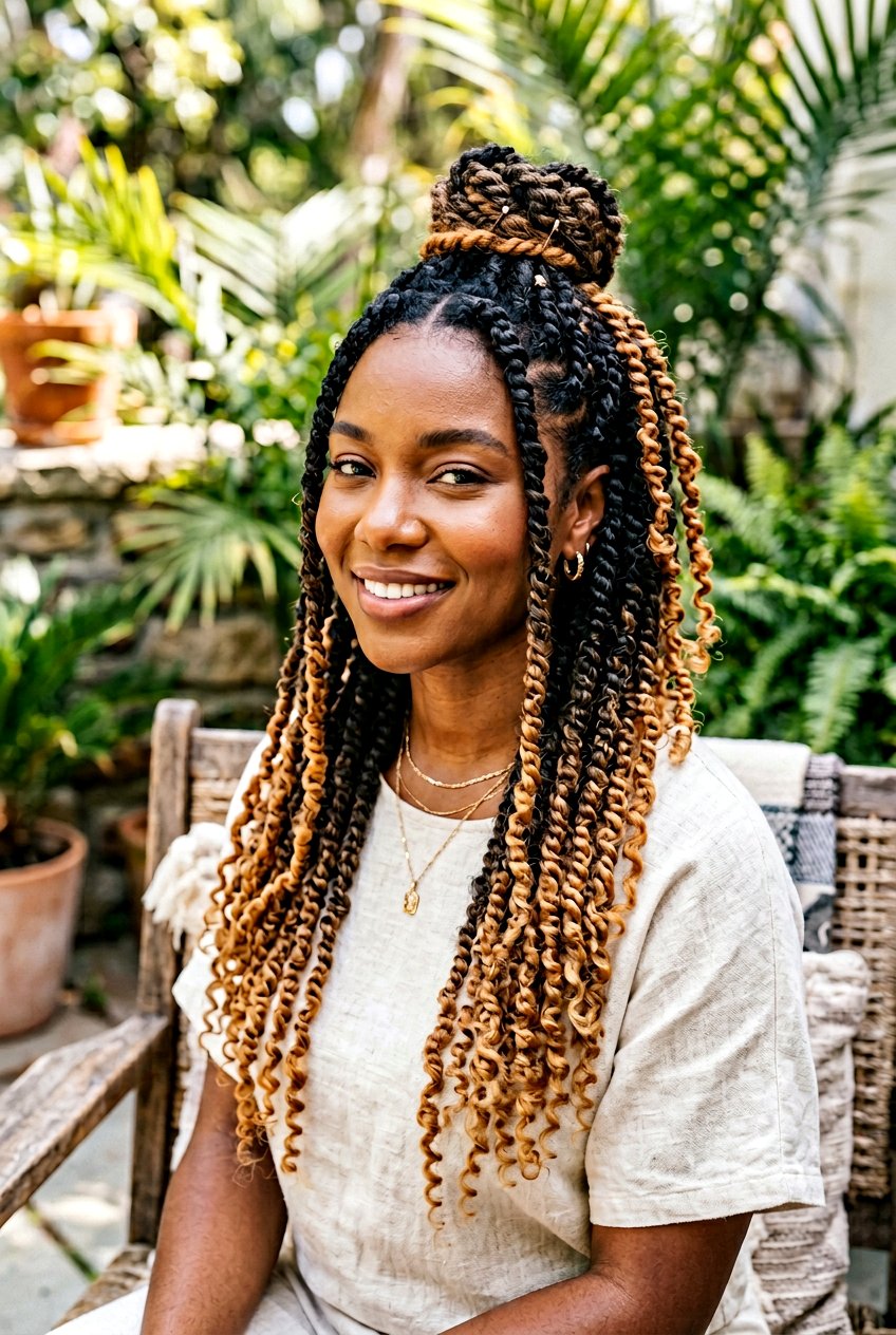 ombre boho passion twists - 20 boho passion twists hairstyles - 20 boho passion twists hairstyles
