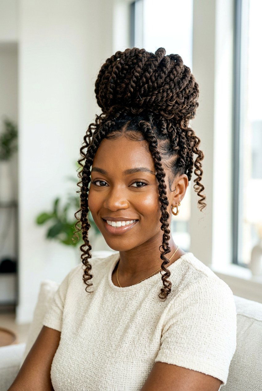20 Most Beautiful Boho Passion Twists Hairstyles To Try