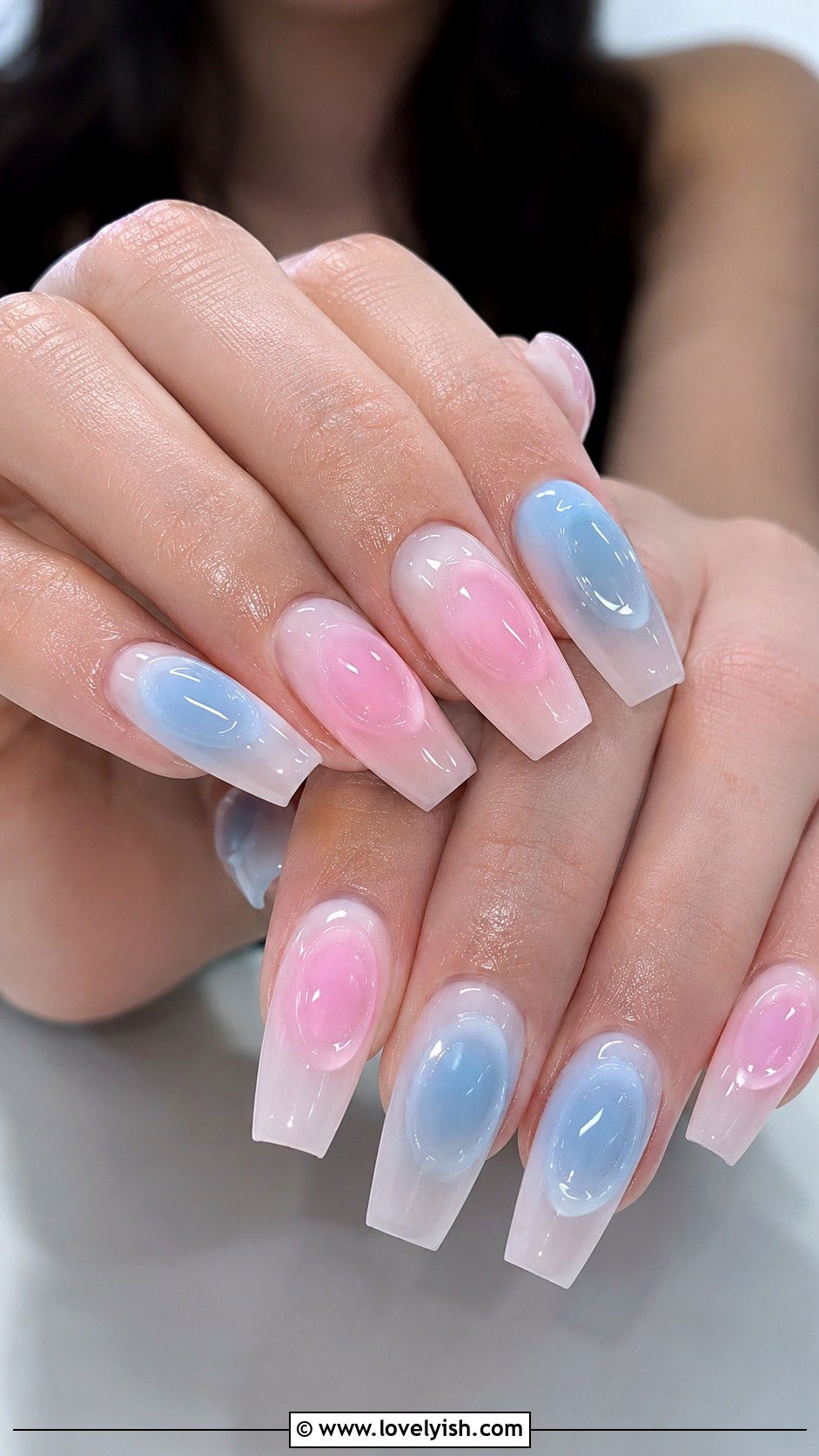 3D Aura Gel Nails - 50 3d gel nail art ideas - 50 3d gel nail art ideas