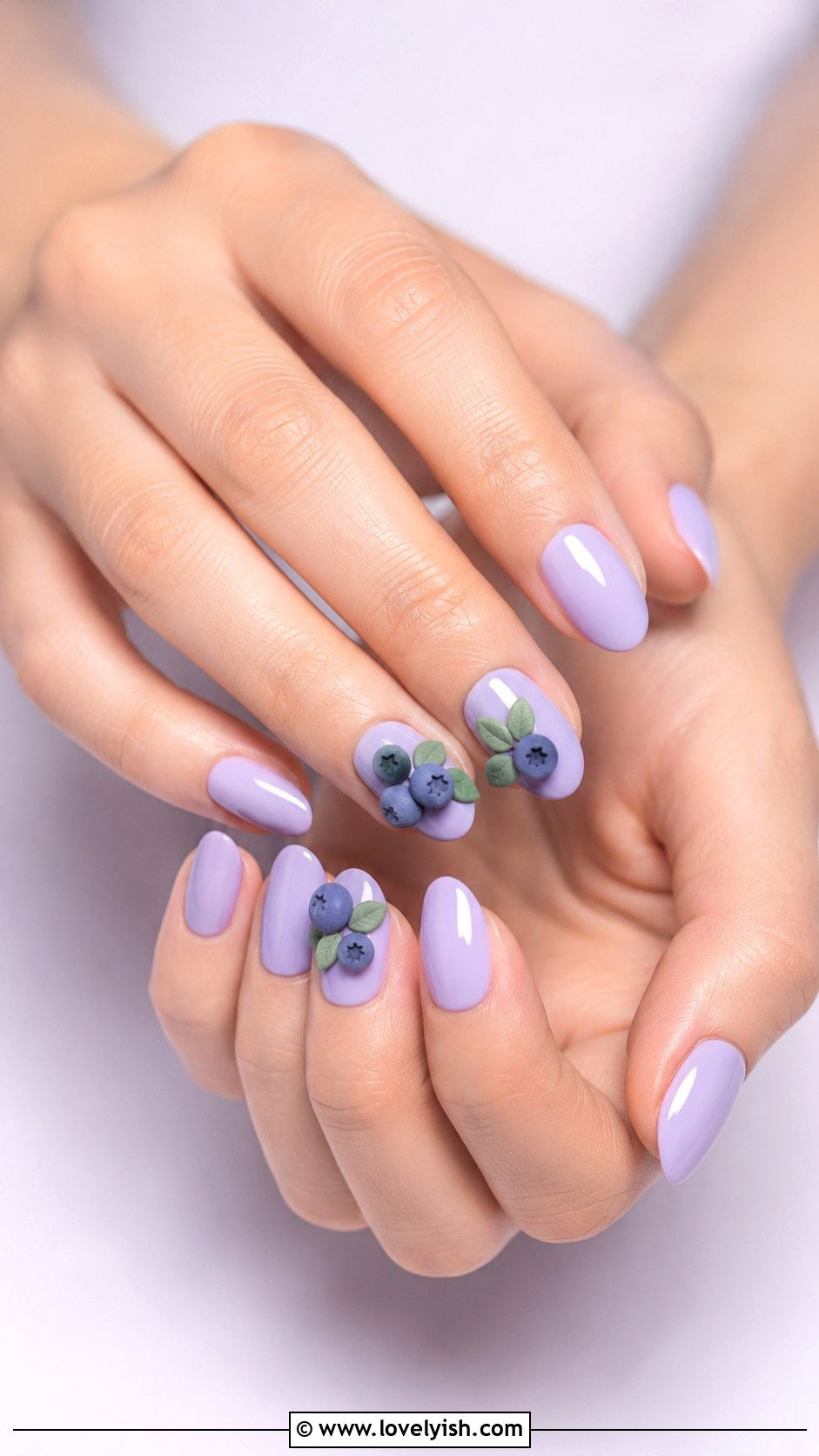 3D Blueberry Nails - 25 3d nail art ideas - 25 3d nail art ideas