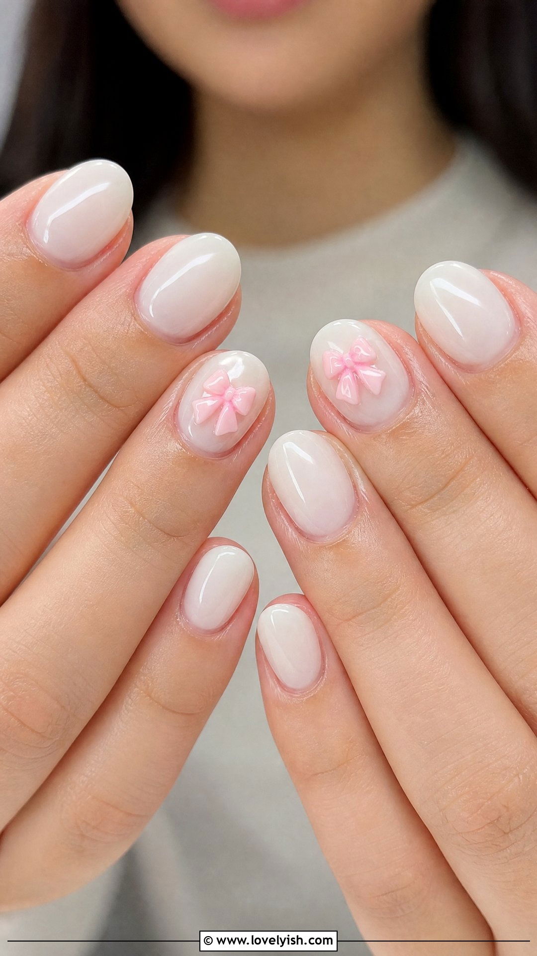 3D Bow Nails - 50 popular nail designs - 50 popular nail designs