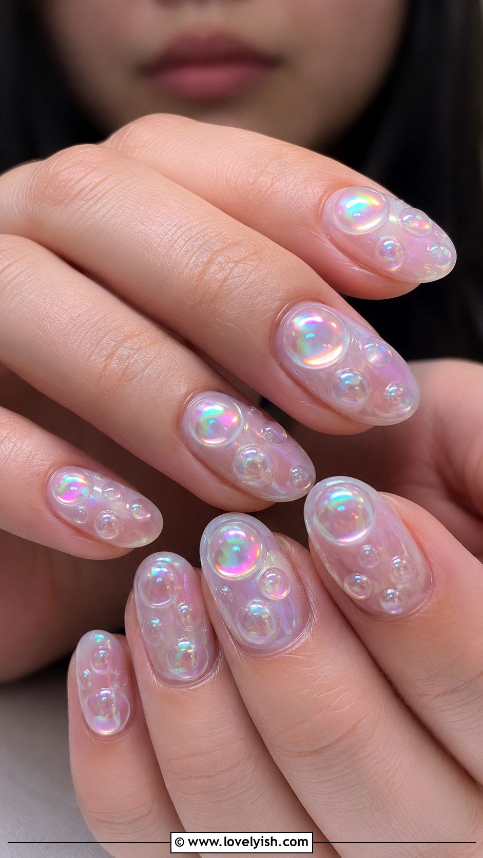 3D Bubble Nails - 50 3d nail art - 50 3d nail art