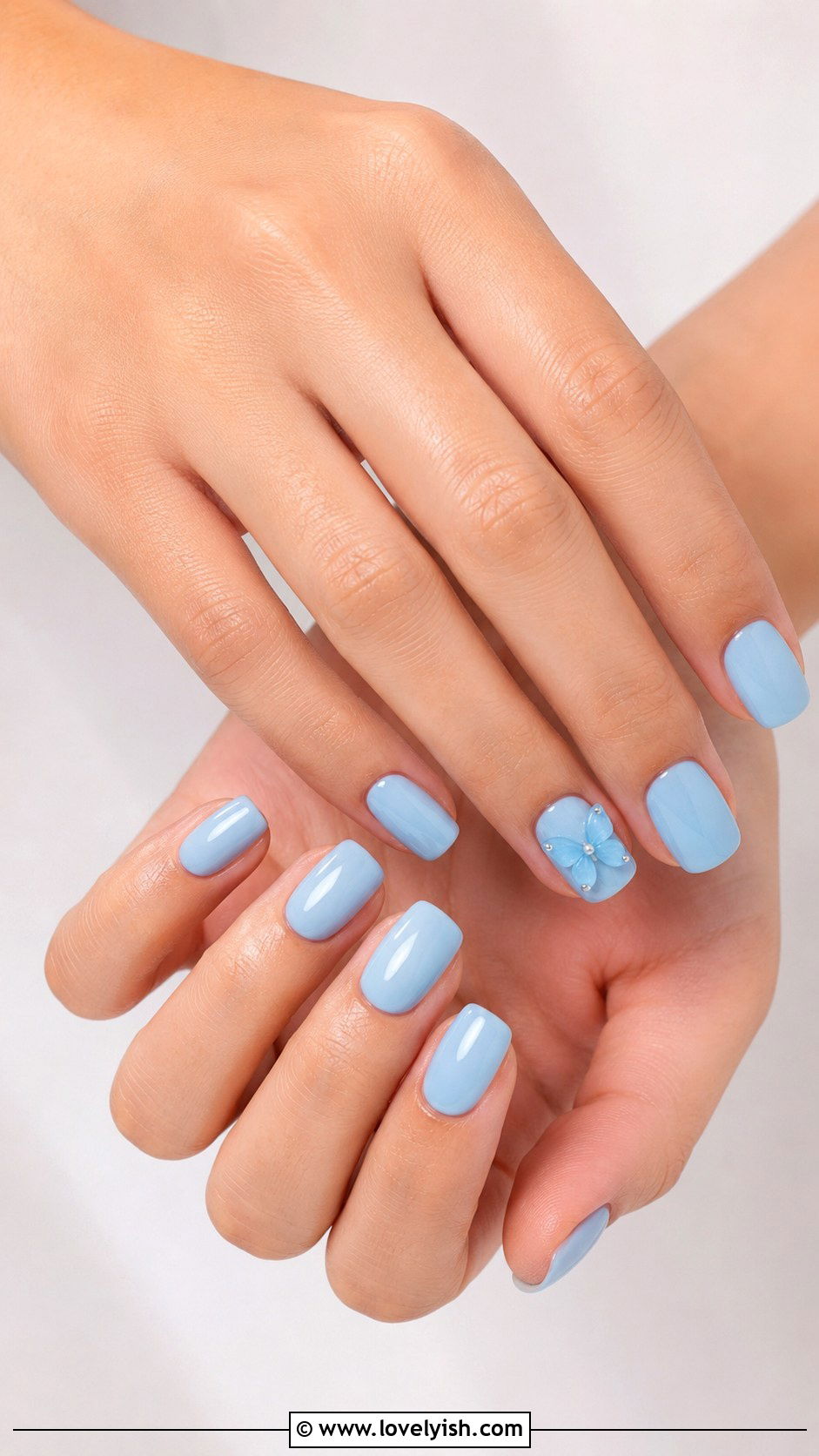 3D Butterfly Spring Nails - 25 3d nail art ideas - 25 3d nail art ideas