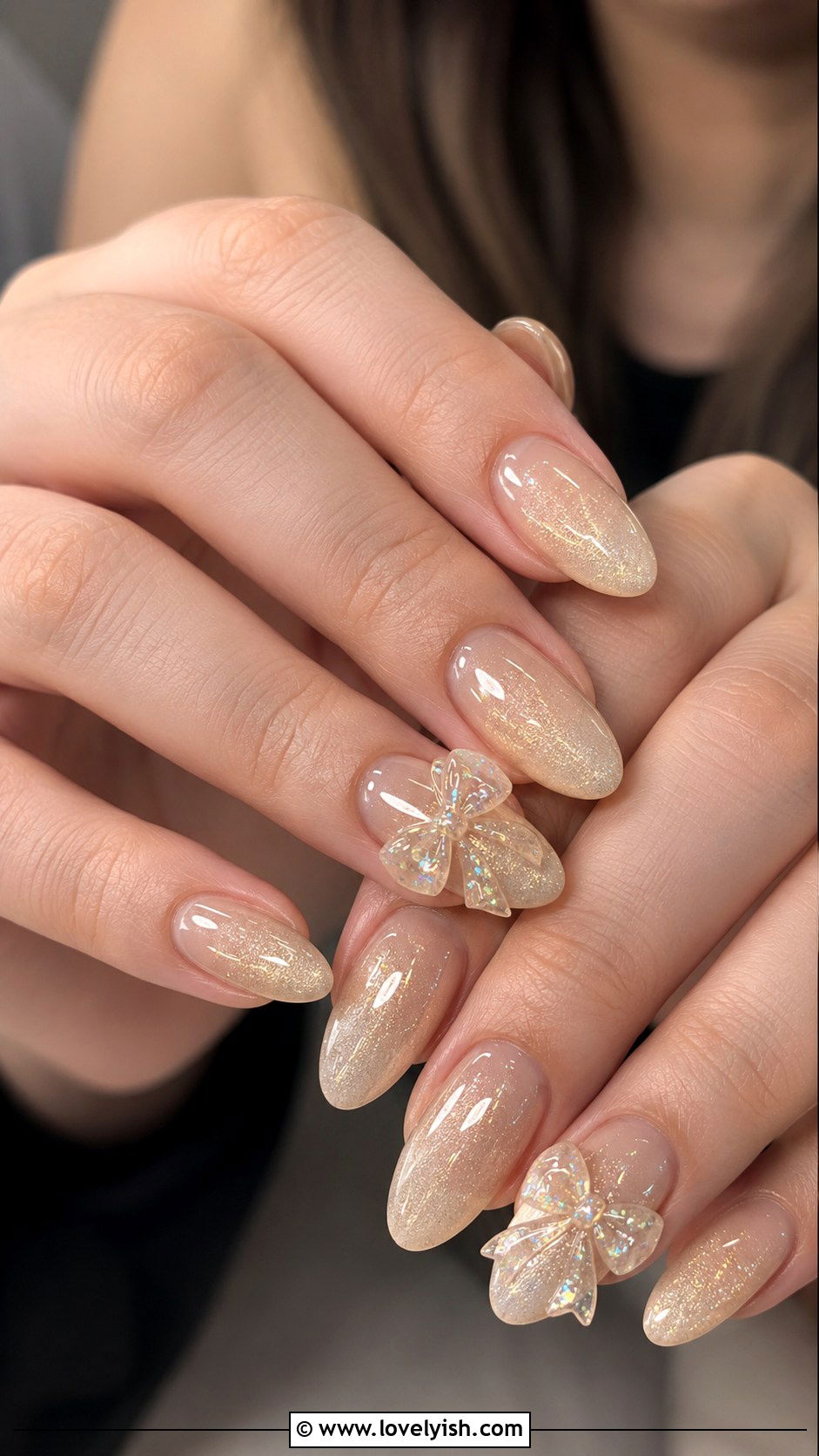 3D Charm Cluster Gel Nails - 50 3d gel nail art ideas - 50 3d gel nail art ideas