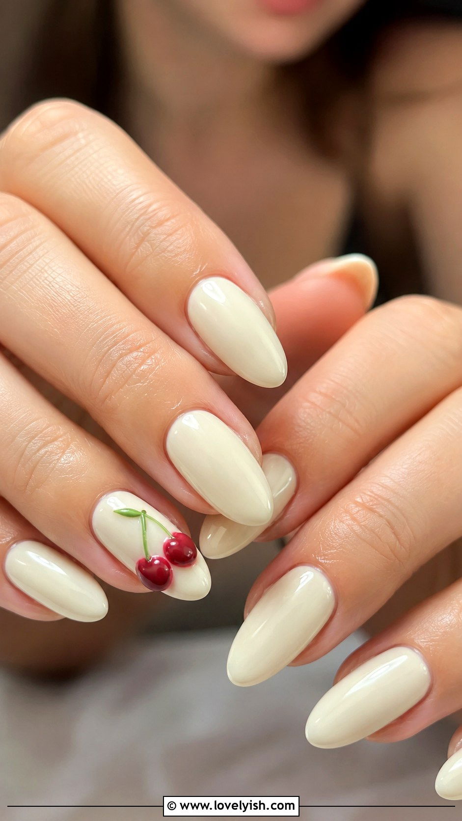 3D Cherry Fruit Nails - 50 3d nail art - 50 3d nail art