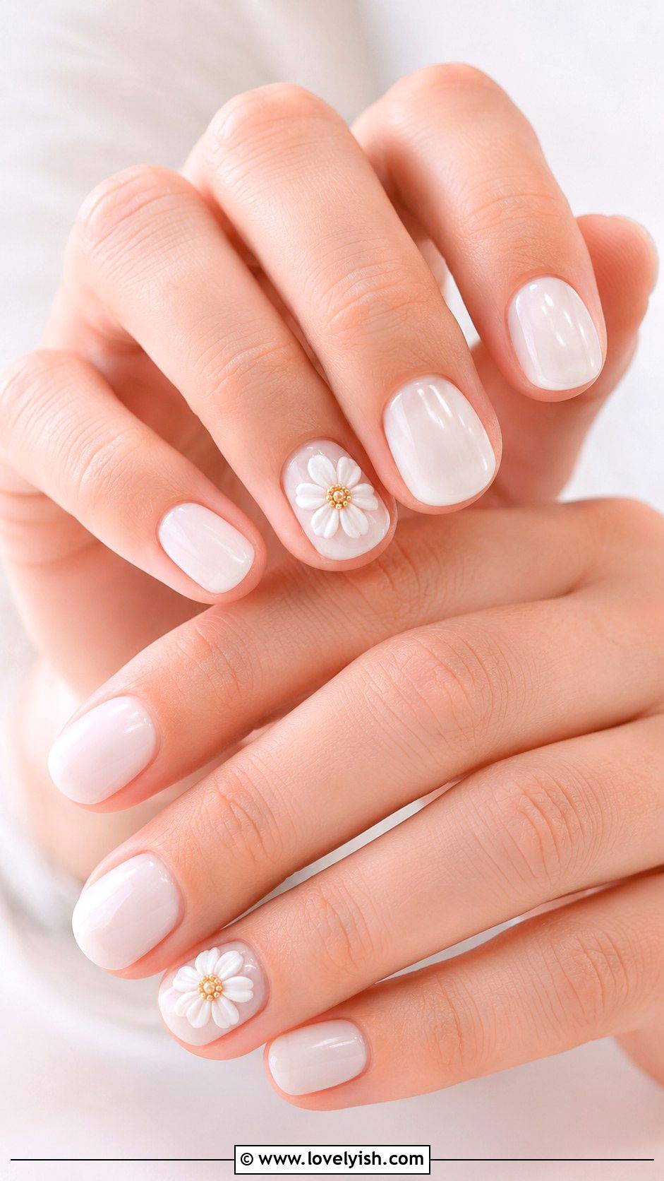 3D Daisy Flower Nails - 25 3d nail art ideas - 25 3d nail art ideas
