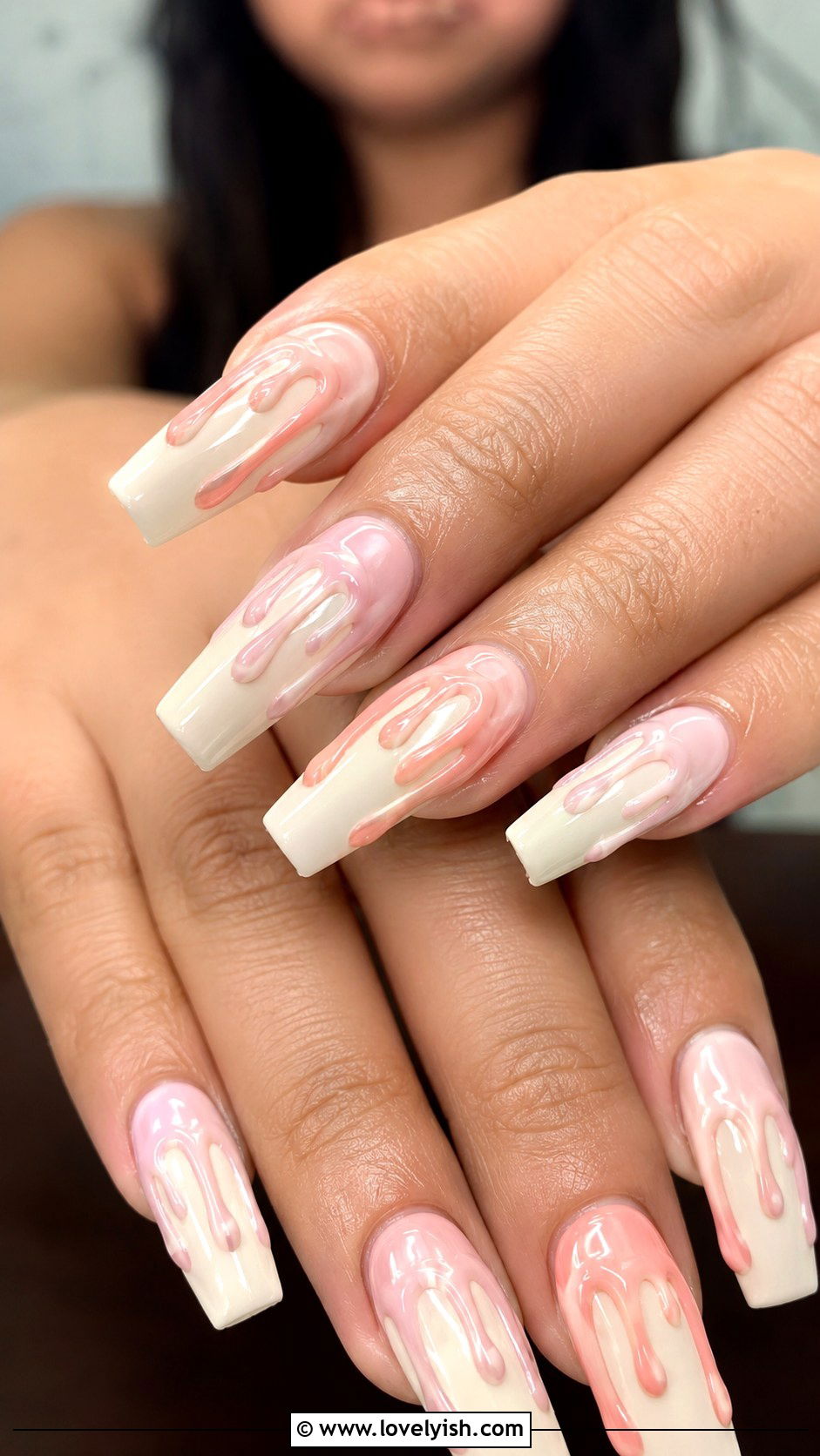 3D Drip Effect Nails - 50 3d nail art - 50 3d nail art